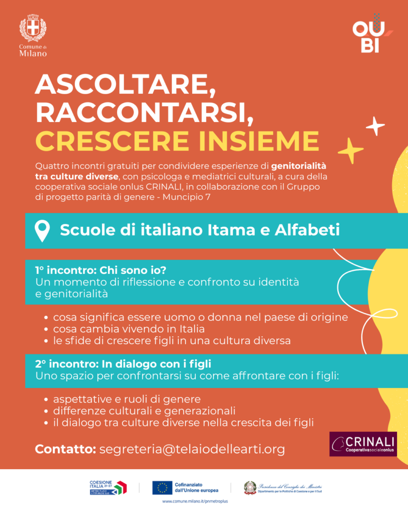 Ascoltare, raccontarsi, crescere insieme